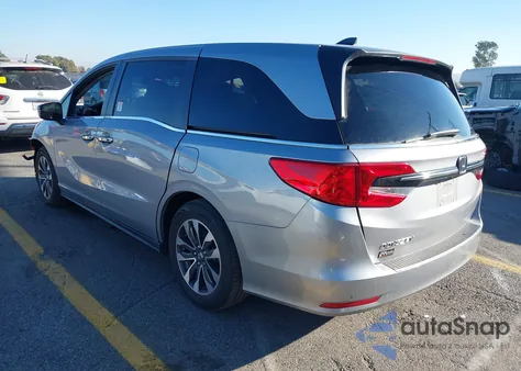 2022 Honda Odyssey Ex-L from USA, damaged, VIN 5FNRL6H7XNB030313